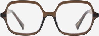 Reality Eyewear Libertine Reader Glasses in Mocca at Nordstrom, Size +2.50