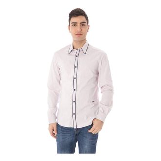 Costume National Polo Shirts - Heren - Casual Overhemden - Roze - L - Katoen - Overhemden