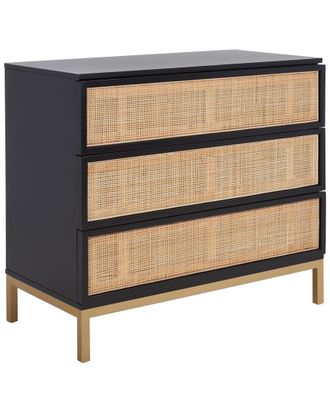 Safavieh Zadie 3-Drawer Rattan Chest