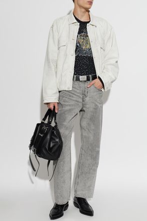 Diesel D-MORVI-FSJ1 Denim Jacket, Mens, White