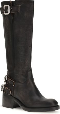 Chlo&eacute; Womens Dakota Biker Boots Black