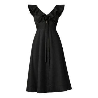 Twinset Midi Dresses, female, Black, Size: XS Longuette Dress
