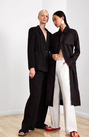 Caalo Two Length Utility Jacket in Black at Nordstrom, Size X-Small