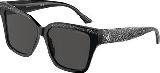 Jimmy Choo London JC5003 503687 Womens Sunglasses Black Size 55