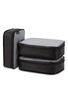 SwissGear Travel Gear Travel Smart 3-Pack Packing Cubes in Black at Nordstrom Rack