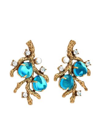 Kenneth Jay Lane Orecchini Sea Branch - Oro