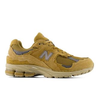 New Balance Unisex U2002DX in Marrone/Grigio, Pelle Scamosciata/Rete, Taglia 40.5