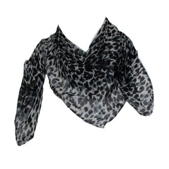 Saint Laurent Saint Laurent, leopardenprint vierkante sjaal