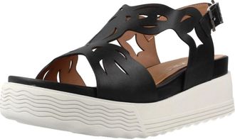 Stonefly Parky 27 - Dames - Sandalen - Zwart - 36 EU - Leer - Schoenen