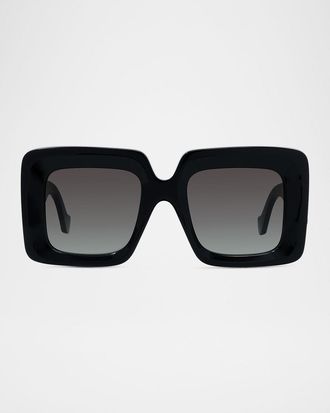 Loewe Anagram Oversized Square Acetate Sunglasses