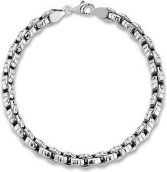 Yield of Men Mens Round Box Chain Bracelet in Silver at Nordstrom Rack, Size 8.5