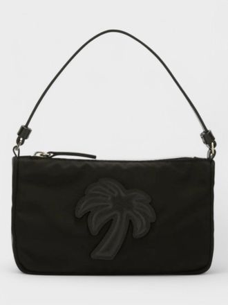 Palm Angels Grote Palm Nylon Pouch Zwart