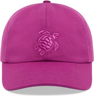 Vilebrequin Solid Cap Turtle Embroidery - Dames - Petten - Paars - ONE Size - Katoen - Accessoires