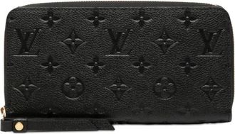 Louis Vuitton 2021-2025 Monogram Empreinte Zippy Wallet long wallets - Nero