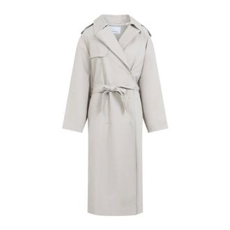 Frankie Shop Riva Cotton Trench Coat - female - The Frankie Shop - Trench Coats - Beige - XS - Coats