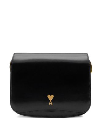 Ami Black Logo Shoulder Bag
