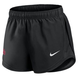 Nike Oklahoma Tempo Nike Womens Dri-FIT College Shorts in Black | 04PK00AOKN-FN8