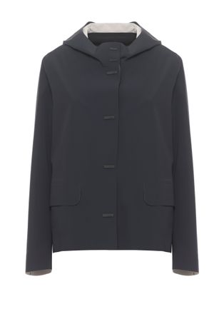 Roberto Ricci Design Blue Montecristo Color Hood Waterproof Jacket