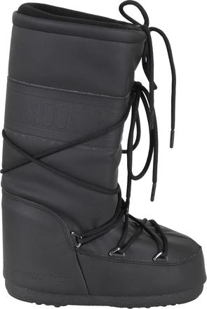 Moon Boot Rubber Icon Laars Zwart - Dames - Winterlaarzen - Zwart - 39 EU - Polyester - Schoenen