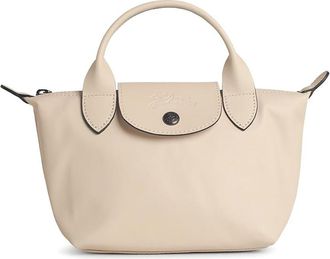 Longchamp Le Pliage Xtra Leather Bag Nude