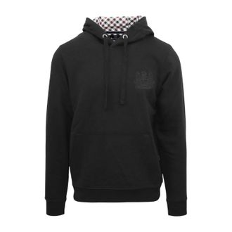Aquascutum Herenlogo Hoodie (Zwart)