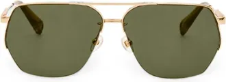 Jacquemus Brown Geometric Sunglasses