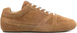 Isabel Marant Schoenen, Heren, Bruin, 44 EU, Leer, Sennyh Lage Sneakers