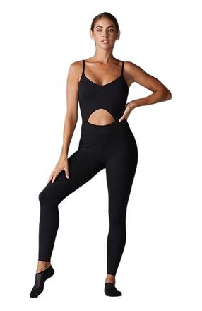 Tavi Alignment Bodysuit in Ebony at Nordstrom, Size X-Small