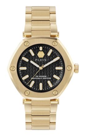 Philipp Plein The Hexagon WoMens Gold Watch PW1BA0623 Stainless Steel (archived) - One Size