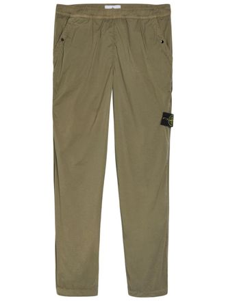 Stone Island Tapered-leg Stretch-nylon Trousers - Green Dark - 36 (W36 / XL)