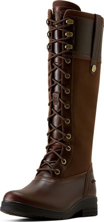 Ariat Womens Wythburn Waterproof Boots in Tobacco Brown, B Medium Width, Size 8.5, by Ariat
