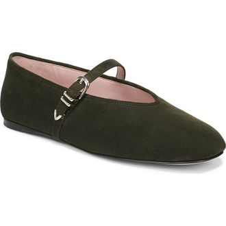 Favorite Daughter Margot Mary Jane Flat in Moss Green at Nordstrom, Size 9.5