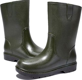 Generic Man Boots Rain Boots Non-Slip Comfortable Wear-Resistant Waterproof Shoes