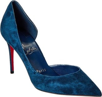 Christian Louboutin Iriza 85 Suede Pump