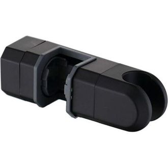 OEM Soporte Para Cabezal De Ducha - Universal (15 Mm-30 Mm), Barra Deslizante Extra&iacute;ble, Negro (13,5 X 4 Cm)