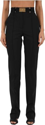 Elisabetta Franchi Mujer, Pantalones, Negro, Talla: XL