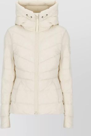 Canada Goose short hooded down jacket high neck