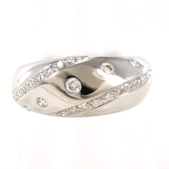 C&A White Gold White Gold (18K) Band Ring (Pre-Owned)