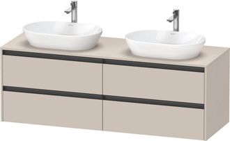 Duravit Duravit - Ketho.2 Mueble Bajo Lavabo, Hueco Para Lavabo En Ambos