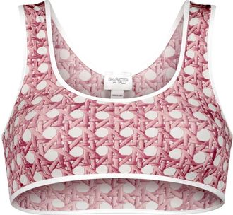 Giambattista Valli trompe-loeil -effect bikini - women - Polyamide/Elastane - 38 - Pink