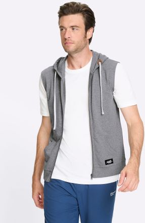 Catamaran Kapuzensweatjacke CATAMARAN, Herren, Gr. 44/46, grau, meliert, 60% Baumwolle, 40% Polyester, Sweatjacken Kapuzensweatjacke