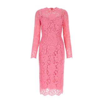 Dolce & Gabbana Dames, Jurken, Roze, Maat: 2XS