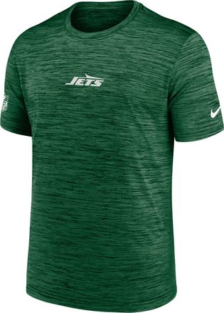 Nike New York Jets Sideline Team Issue Velocity Nike Mens Dri-FIT NFL T-Shirt in Green | 02ER3PC72-P88