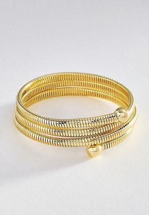 BaubleBar Keira Ribbed Wrap Bracelet