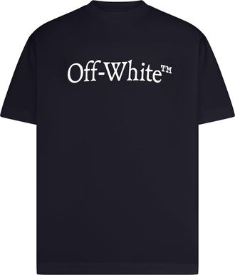 Off-white CREW NECK T-SHIRT WITH PRINT - Off-white - Man