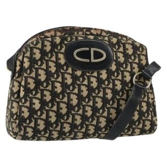 Dior Pre-owned Borsa a spalla Trotter in tela - - Pre-owned - Donna - Nero - ONE SIZE