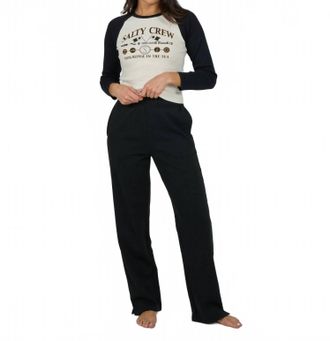 Salty Crew Flagship Straight-Leg Pant In Black