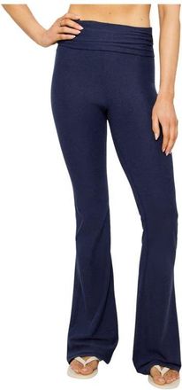 Fabletics Cloud Jersey Foldover Flare in Deep Navy Heather at Nordstrom, Size Xx-Large