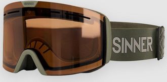 Sinner Arc Trans+ Matte Moss Green Goggle gr&uuml;n