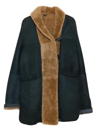 Romeo Gigli Cappotto con bottoni anni 90 - Blu